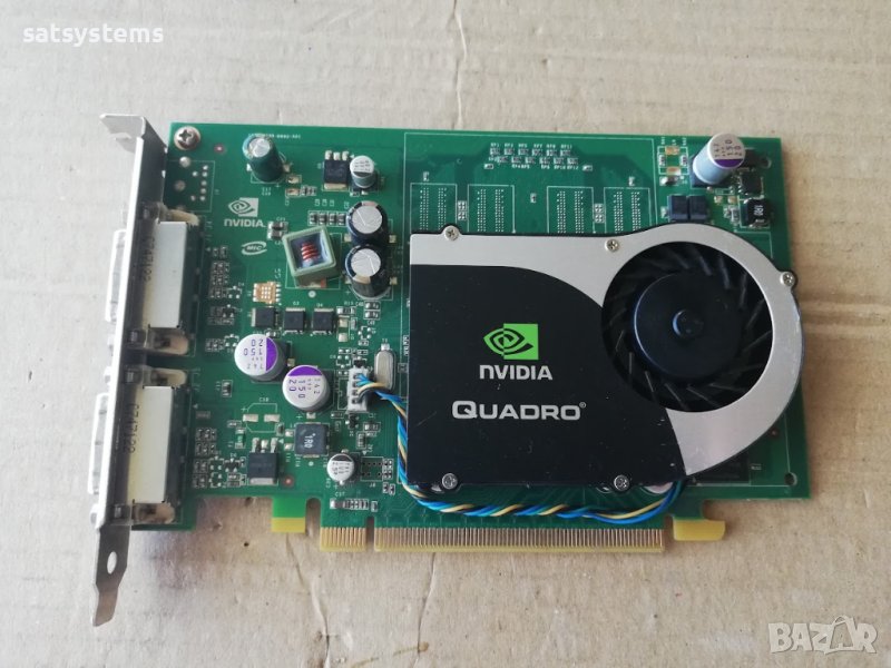 Видео карта NVidia Quadro FX 370 256MB GDDR2 64bit PCI-E, снимка 1