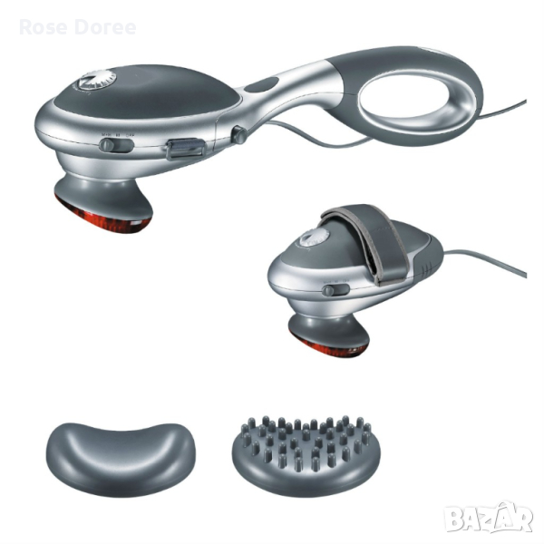 Ръчен масажор с инфрачервено загряване 2в1, снимка 1