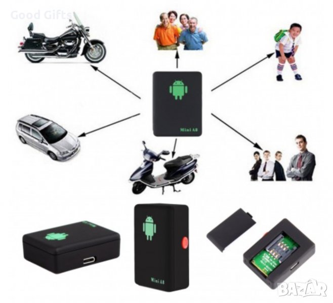 GPS тракер Мини А8 проследяващо устройство + подслушване, снимка 1