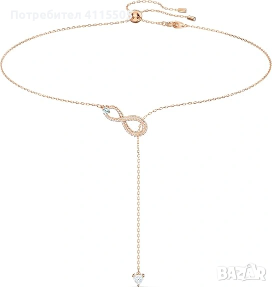 Swarovski Верижка 'Hyperbola' в Злато - НОВО, снимка 1