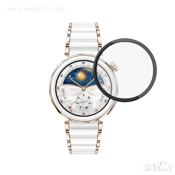 Huawei GT5 Pro протектор 3D Tempered Pet Nano Glass PMMA, 42mm, снимка 1