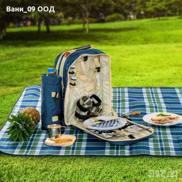 Заредена раница за пикник с много аксесоари , снимка 1