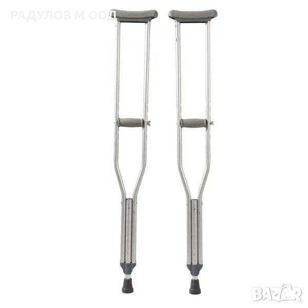 Патерици регулируеми подмишнични 2 броя, снимка 1