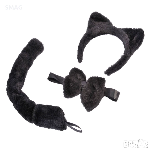 Хелоуин / Halloween комплект аксесоари Котка_1088150, снимка 1