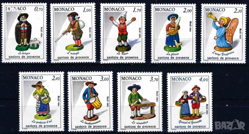 Монако 1984 - фигурки MNH, снимка 1