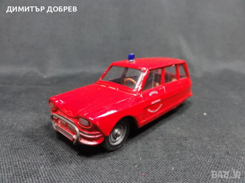 1/43 СТАРА РЕТРО МЕТАЛНА КОЛИЧКА МАЩАБЕН МОДЕЛ CITROEN AMI 6 BREAK VEREM FRANCE, снимка 1