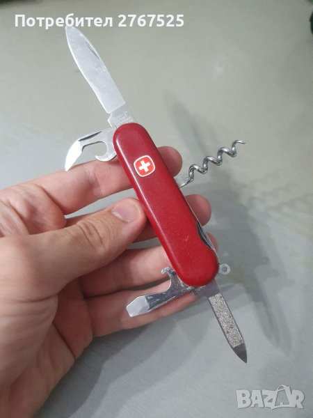 Швейцарски Wenger туристически джобен мулти нож острие, снимка 1