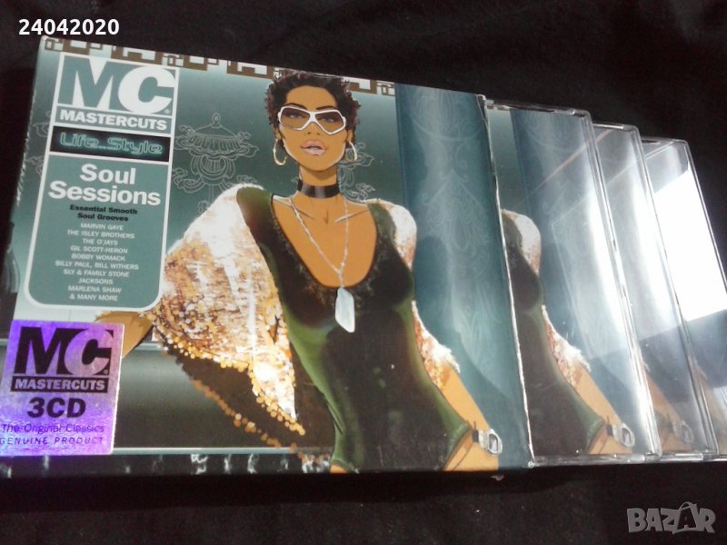 MC Mastercuts - Soul sessions 3CD original, снимка 1