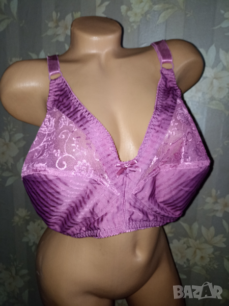Janina 105 C- Сутиен с меки чашки без банели в лилаво, снимка 1