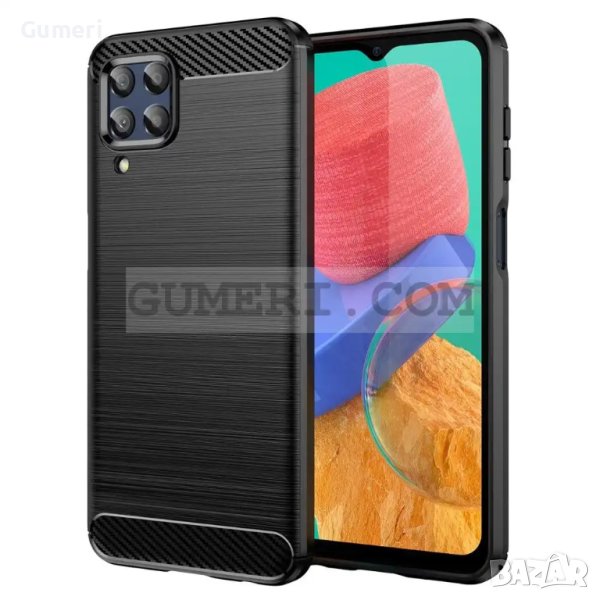 Силиконов Гръб "Карбон Шарк" за Samsung Galaxy M33, снимка 1