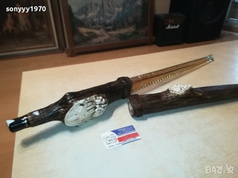 СТЪКЛЕН МЕЧ С НОЖНИЦА 80СМ 0907230850, снимка 1