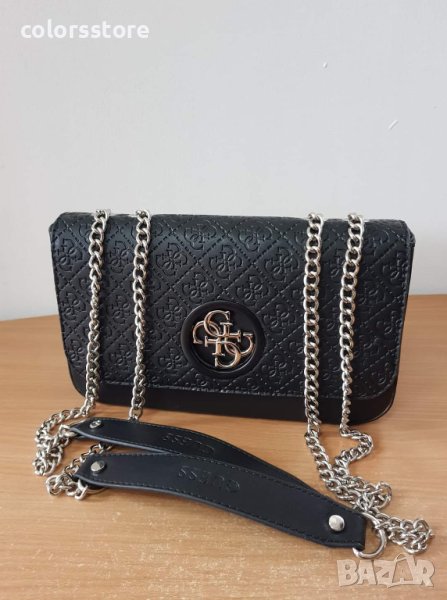 Луксозна Черна чанта  Guess  код SG-F19, снимка 1