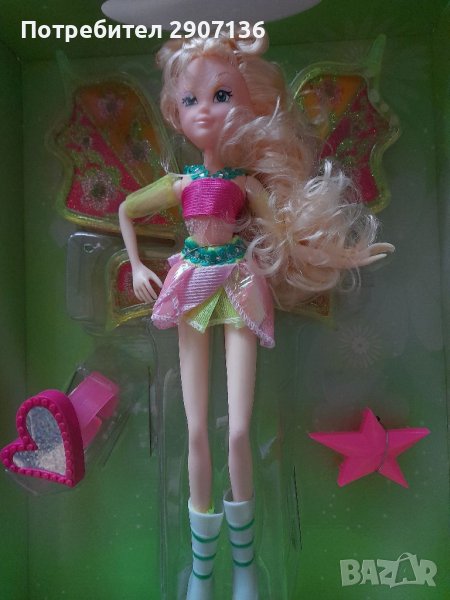КУКЛА  WINKS с аксесоари,музикална, крилата и светят, снимка 1