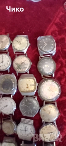 30бр Стари руски мъжки ръчни часовници , снимка 7 - Антикварни и старинни предмети - 53735147