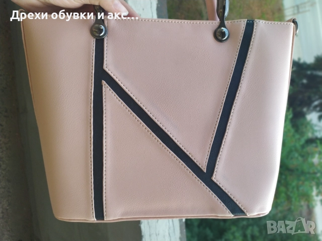 ​Нова чанта чудесен подарък  20 лв Розова кожена, снимка 4 - Чанти - 51674690
