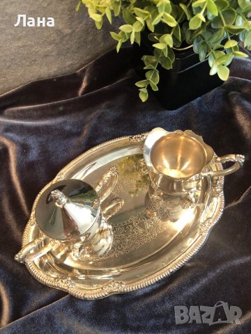 Ретро мельхиор трио и други, внос от Италия , снимка 5 - Декорация за дома - 41370415