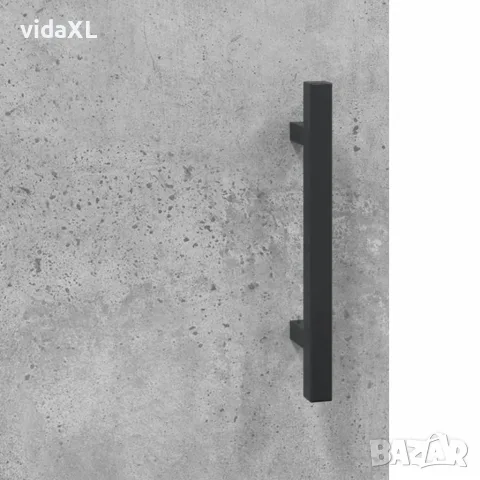 vidaXL Сайдборд, бетонно сив, 90x34x80 см, инженерно дърво, снимка 10 - Бюфети - 56147930
