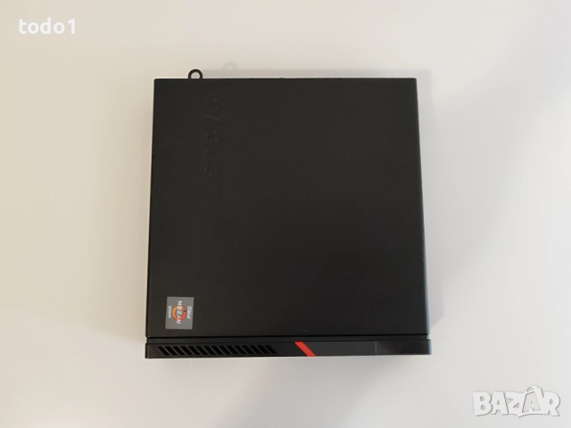 Lenovo ThinkCentre M715q Tiny Desktop AMD Ryzen 5 PRO 2400GE/256GB/8GB, снимка 2 - За дома - 52253274