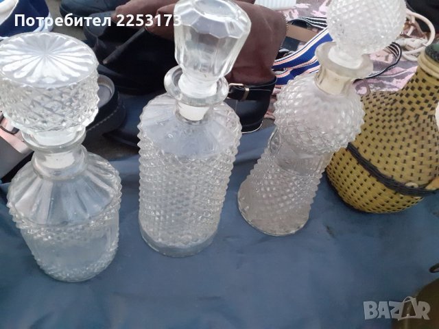 Три гарафи за алкохол лот, снимка 1