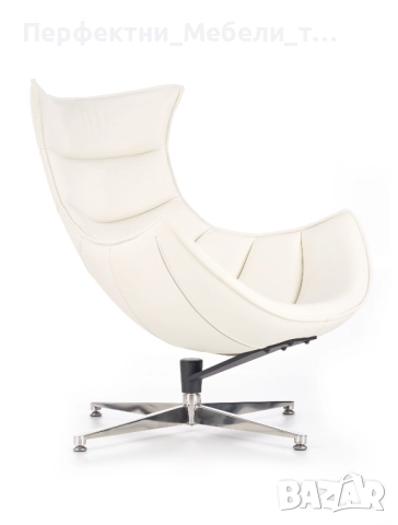 Луксозно дизайнрско кресло с еко кожа за нестандартно и стилно обзавеждане, снимка 6 - Дивани и мека мебел - 52483258