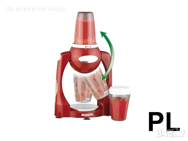 Шейк Мейкър Smoothie Maker – 300 W, 3 скорости + Pulse, Пластмасова купа Код P1908, снимка 4 - Блендери - 53363494