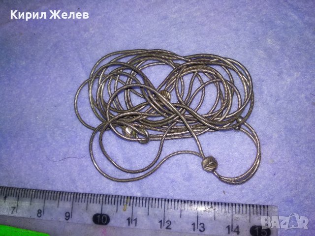 ФЕЕРИЧНО СТИЛНО СРЕБЪРНО ФЕШЪН АРТ КОЛИЕ СРЕБРО 925 ДИЗАЙНЕРСКИ ВИНТИДЖ РАЗДВИЖЕН МОДЕЛ 39920, снимка 7 - Колиета, медальони, синджири - 42599993