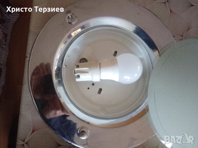    Плафониера, снимка 2 - Лампи за таван - 52582411