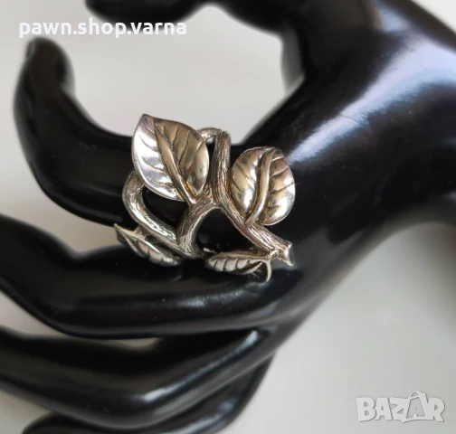 Масивен сребърен пръстен – проба 925, снимка 6 - Пръстени - 51026425