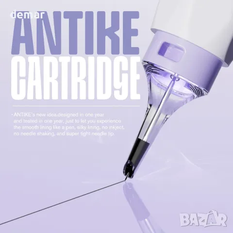 ANTIKE 20 бр. Игли за татуировки за еднократна употреба #10, 0,3 мм (1003RL), снимка 3 - Други - 50031812