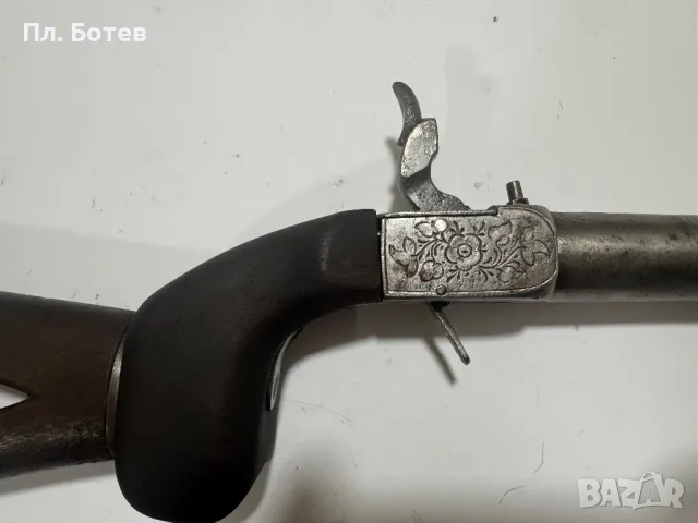 Стар капсулен пистолет/пушка, снимка 4 - Антикварни и старинни предмети - 50367652