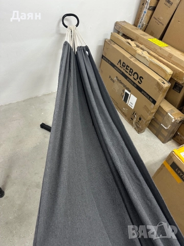 Хамак с метална рамка 240кг SONGMICS, снимка 5 - Градински мебели, декорация  - 51892178