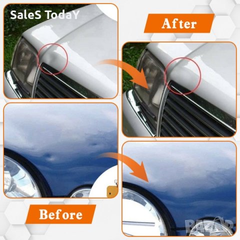 КОМПЛЕКТ ЗА ПРЕМАХВАНЕ НА ВДЛЪБНАТИНИ ПО КУПЕТО НА АВТОМОБИЛА, ИНСТРУМЕНТ С 18 ПРИСТАВКИ, снимка 5 - Аксесоари и консумативи - 38994003