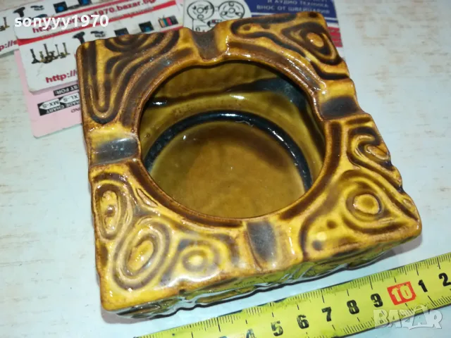 РЕТРО ПЕПЕЛНИК-КЕРАМИКА АНТИК 1112241510