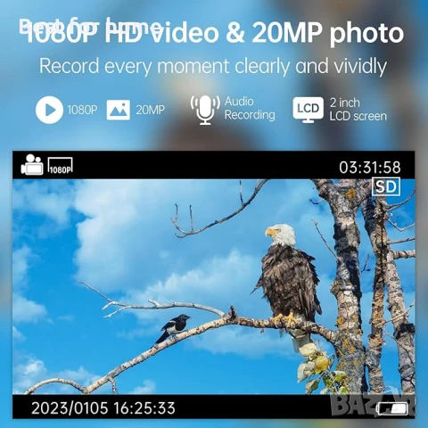 Камера за дива природа Coollia 20MP 1080P HD, снимка 2 - Камери - 50905743
