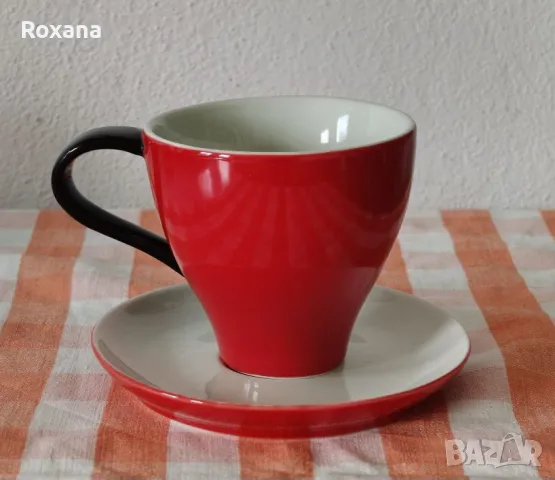 Чаша за чай с чинийка, снимка 2 - Чаши - 48772590