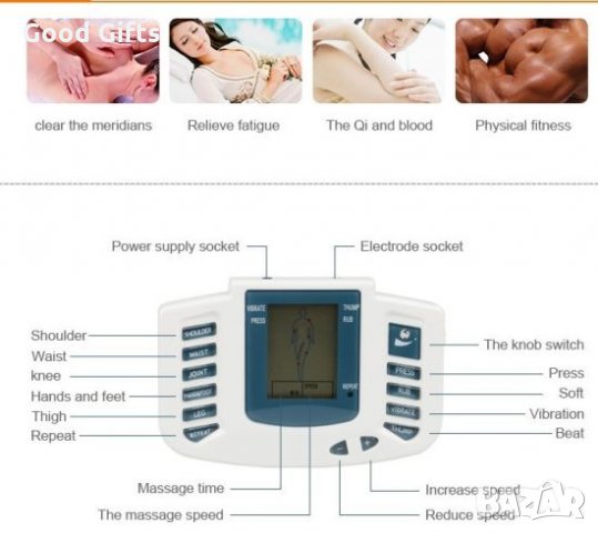 Електромасажор за цервикална стимулация с масажиращи чехли, снимка 2 - Масажори - 34705028