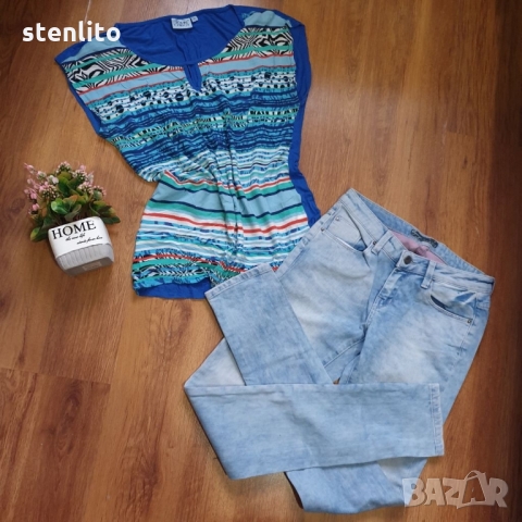 Лот от дамски дънки + блузка за 10 лв., снимка 1