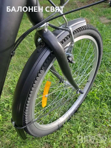 Нов Велосипед Колело Триколка Сгъваема  24 цола 7 скорости, кош и облегалка, снимка 10 - Велосипеди - 47802124