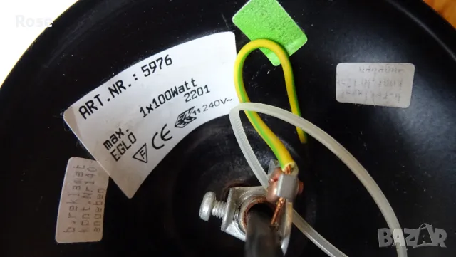 Полилеи, декорация в стил Рустик, метал и порцеланова част., снимка 12 - Полилеи - 48311461