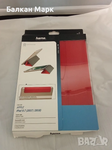 Немски Калъф,кейс 2-в-1 Hama за iPad 9.7 (2017/2018) – Свалящ се магнитен капак-6 цвята, снимка 3 - Калъфи, кейсове - 53535247
