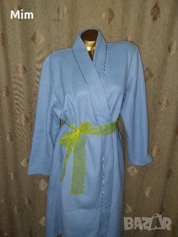 L/2XL Халат от светло син мек полар @, снимка 7 - Нощници - 48398469
