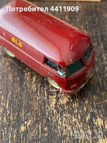 Matchbox / Eheim No. 34A VW Van maroon "Deutsche Bundesbahn" near mint boxed, снимка 6 - Други ценни предмети - 56040408