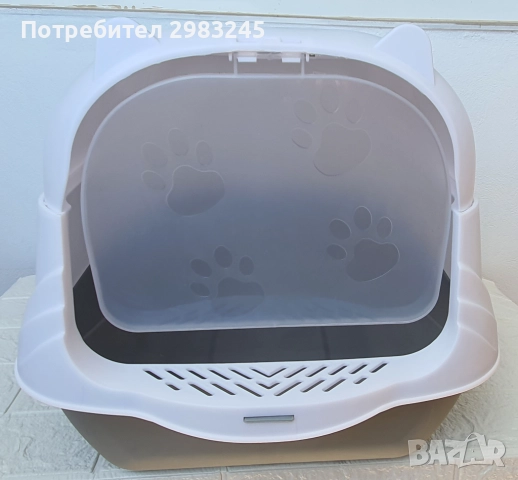 Котешка закрита тоалетна 