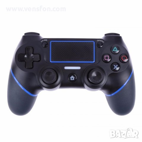 Джойстик за Playstation 4 безжичен /сини ленти/, снимка 1
