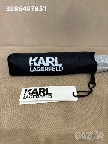 Оригинален чадър Karl Lagerfeld, снимка 2 - Други - 52842295