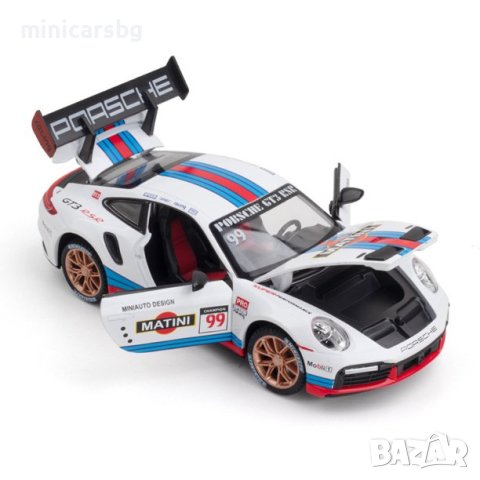 Метални колички: Porsche 911 GT3 Martini (Порше), снимка 2 - Колекции - 37158465