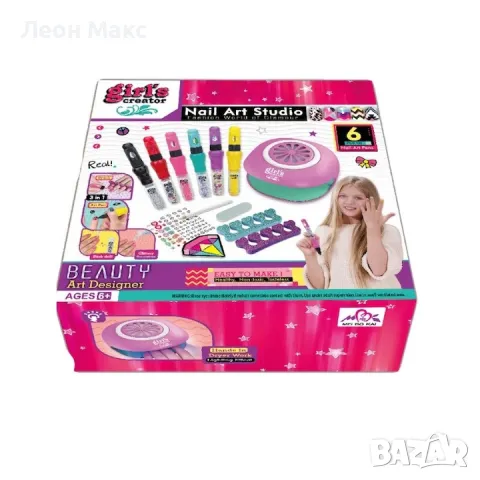 Комплект за маникюр с аксесоари за рисуване на нокти, снимка 5 - Рисуване и оцветяване - 48018240