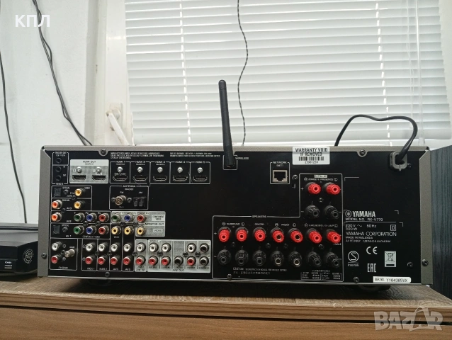 7.2 канален ресивър YAMAHA RX-V 779 Bluetooth 4K Wi-fi , снимка 9 - Ресийвъри, усилватели, смесителни пултове - 53676209