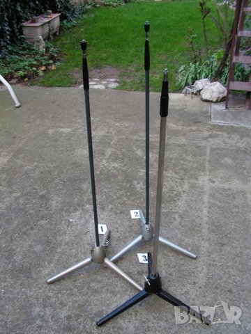 Австрийски, унгарски и български винтидж микрофонни стойки