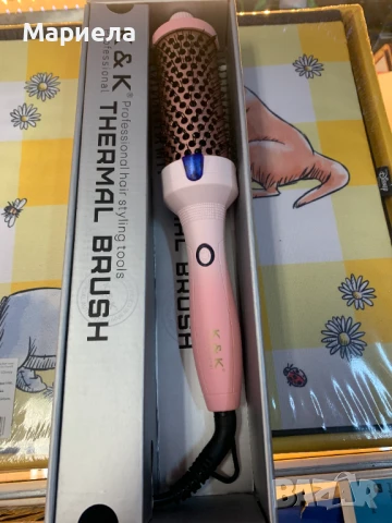Кератинова Термочетка / Йонна Четка за Изправяне и Накъдряне